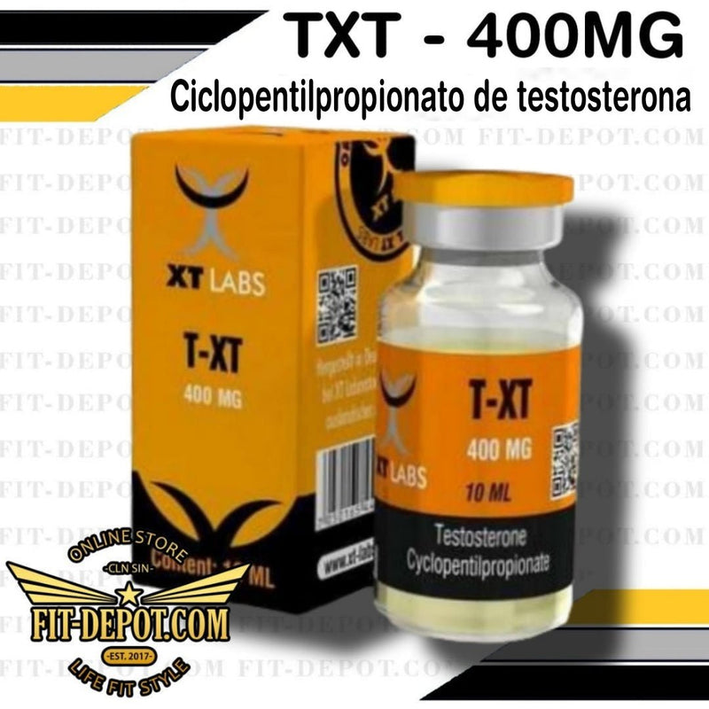 TXT- 400 - Ciclopentilpropionato de testosterona. 400mg / Frasco 10 ml | Esteroides XT LABS - esteroide