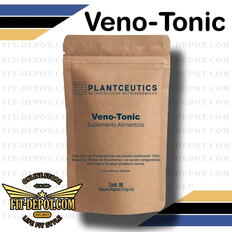 Veno-Tonic - Mejora la salud circulatoria venosa, propiedades veno-protectoras evita retención de líquidos MEJORA LA SALUD CIRCULATORIA VENOSA 90 capsulas | PLANTCEUTICS -