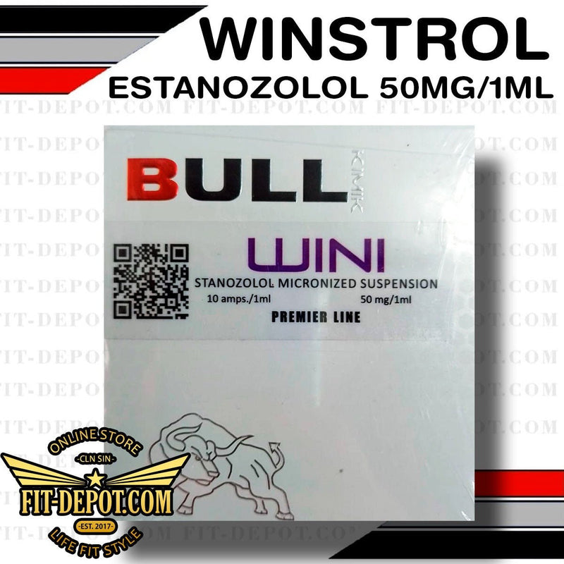 WINSTROL (Estanozolol Suspensión) 50 mg - 10 Ampolletas de 1ml - BULL KIMIK - esteroide