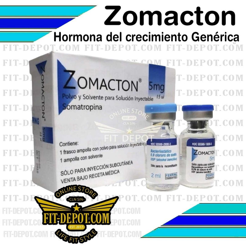ZOMACTON Generica® 15 UI HORMONA DEL CRECIMIENTO (1 VIAL 15UI C/U) / FERRING - hormona del crecimiento
